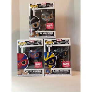 Marvel Collectors Corp Luca Libre 3 pack Funko Pop Lot